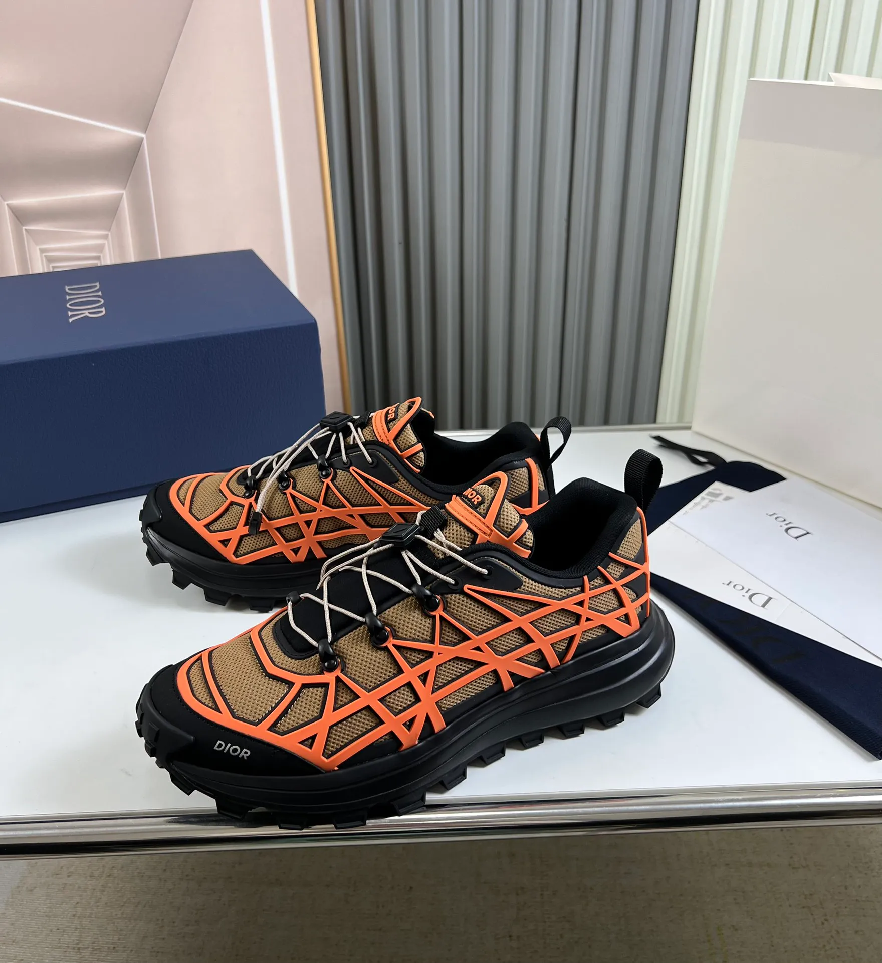 Men's men's shoes 💰640💰 Dior. The latest hot sale 🔥Official website 1:1 replica ⬆️Imported mesh technology, comfortable mesh lining 38-45 (45 customized, non-returnable)